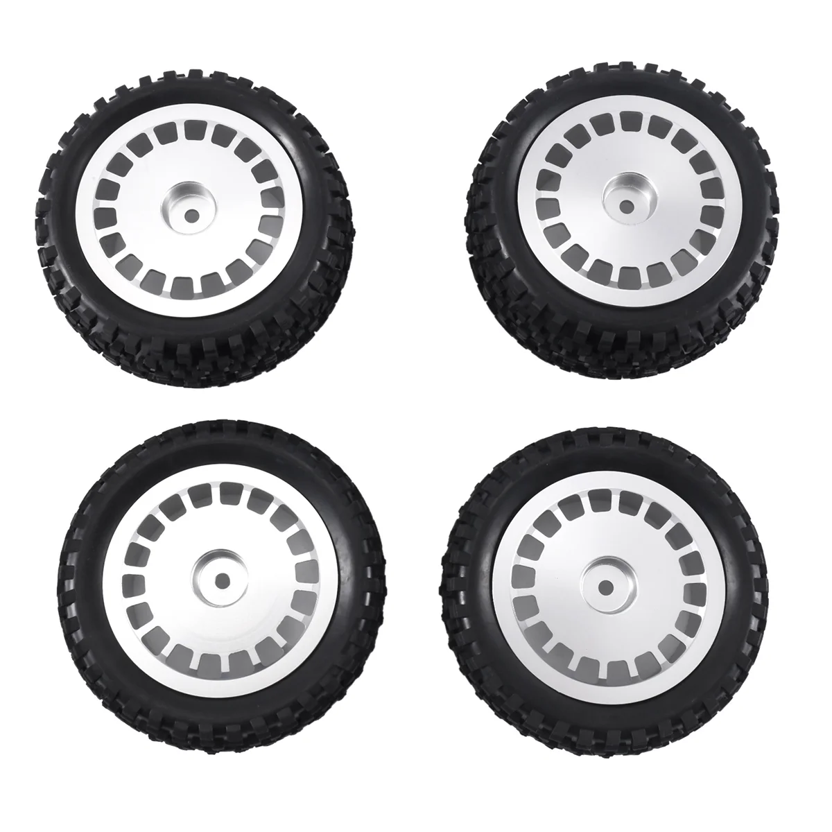 

Настоятельно рекомендуемые 1/10 багги, колесные диски из квасцов для внедорожного автомобиля Tamiya, серебристые