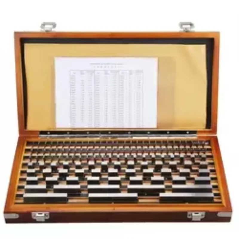 2025Vernier Caliper Micrometer Test Measiring Text 112 PCS 100mm Metric Rectangular Gauge Block Blocks Gauge Set