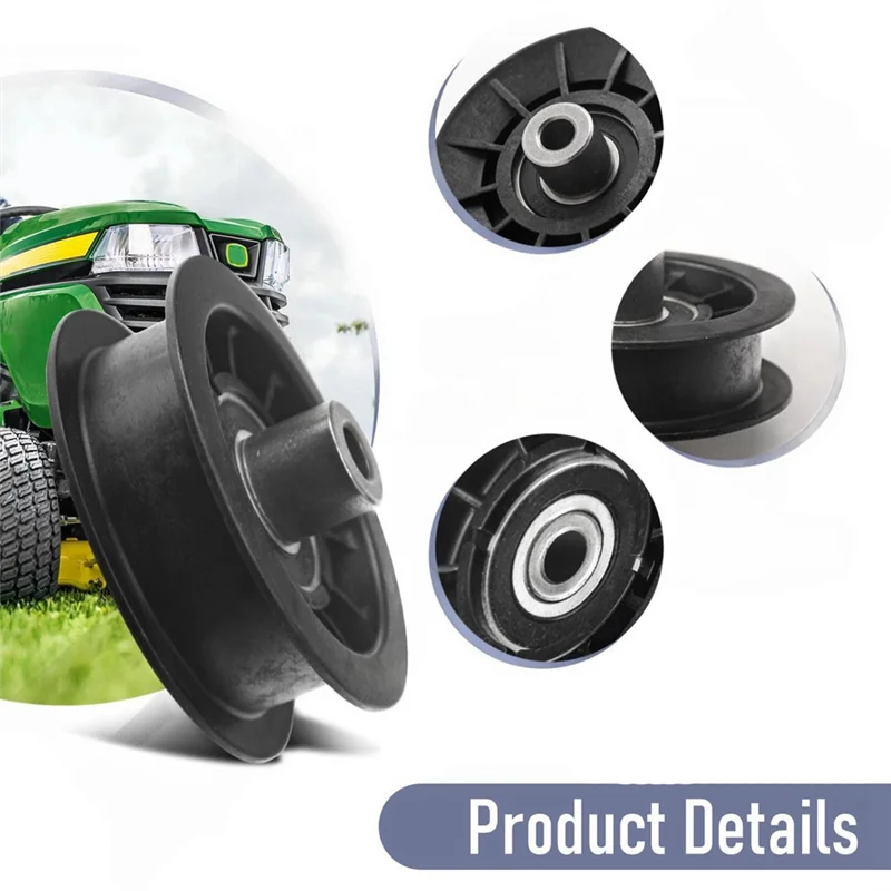 

A64Z 532194326 Натяжной шкив с V-образным пазом и 532194327 Комплект плоских натяжных шкивов для газонокосилок, заменяет 280-6630