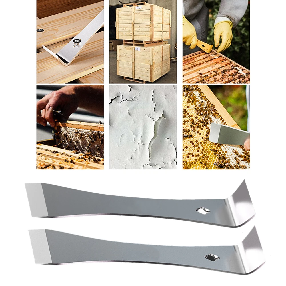 Set di raschietti per barra di leva per utensili pesanti Strumento per risparmiare tempo per resistenza industriale Strumento per la rimozione della cera con funzionalità versatile