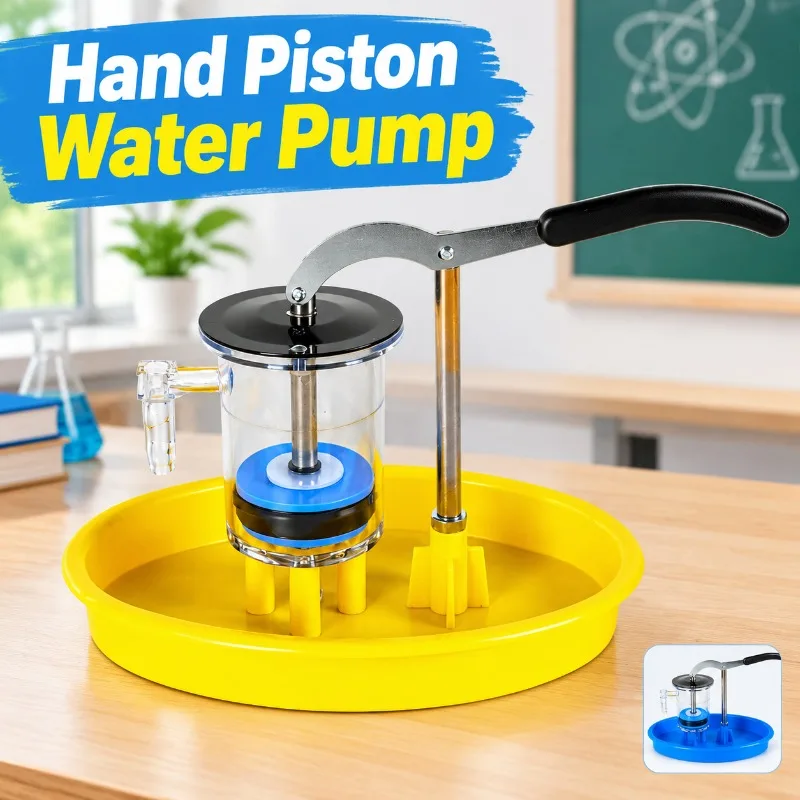 Water Pump Model Piston-type Hand Pump Demonstrator Physics Experimental Apparatus Imitation Water Well Device for Junior