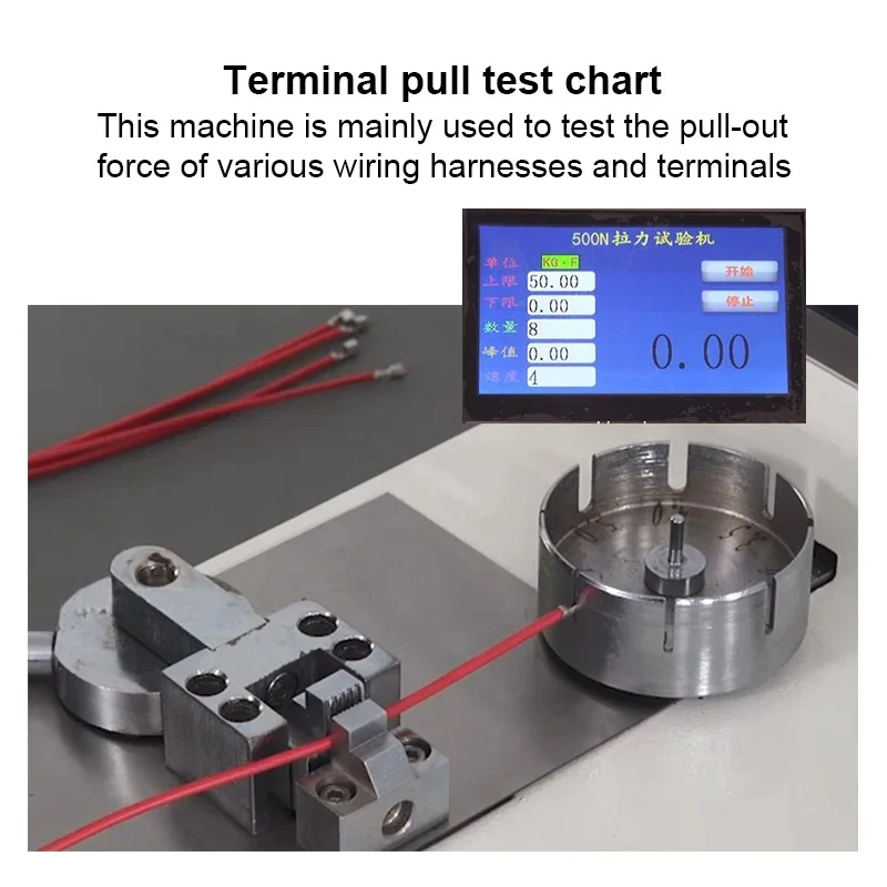 JH Precision Wire Harness Tensile Pull-out Force Tester Electric Digital Display LCD 500N-3000N Wire Terminal Tester