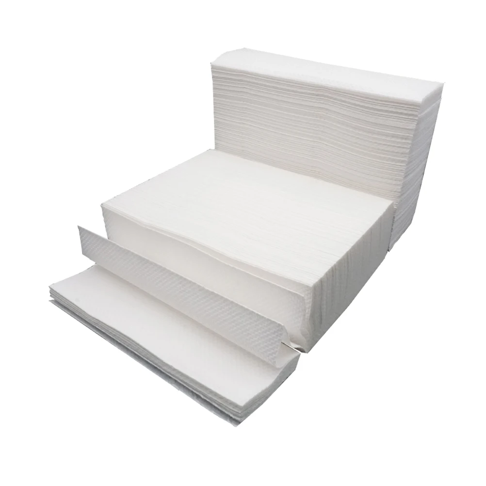 

400 PCS Towels Absorbent Toilet Paper Durable Paper Towel Tissue Roll Home Cafe Shop Restaurant Friendly Wood Pulp