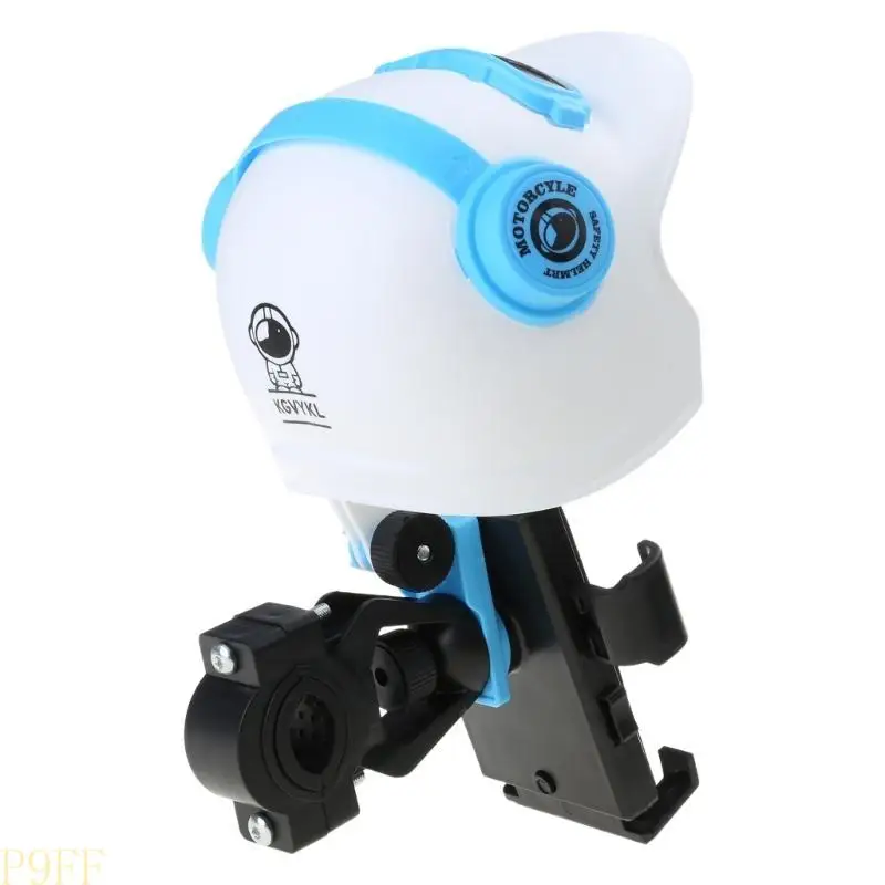 

Непромокаемый держатель для телефона в форме шлема для мотоцикла с солнцезащитным козырьком на руле, кронштейн для крепления зеркала заднего вида для велосипедов