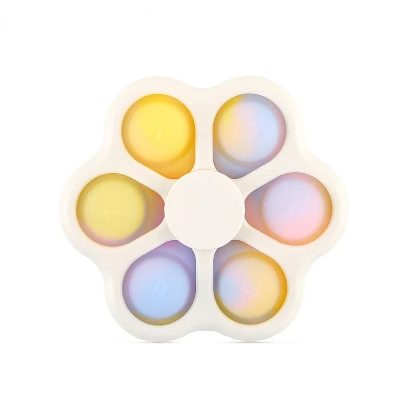 Multi-style Fingertip Spinning Top Fidget Spinner Pops Its Bubble Fidget Toys Hand Sensory Simple Dimple Antistress Spinner Toys