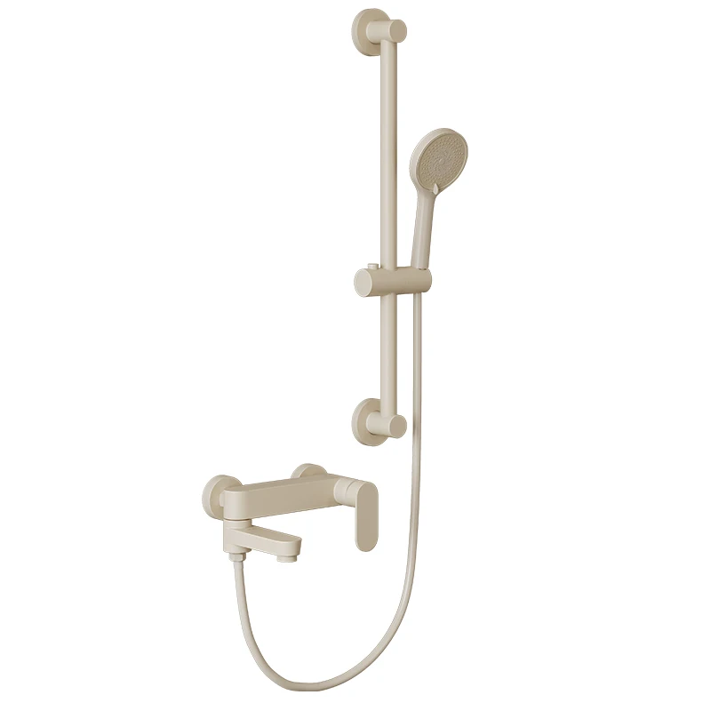 

Shower shower set household bathroom bath pressurized nozzle all copper hot and cold water