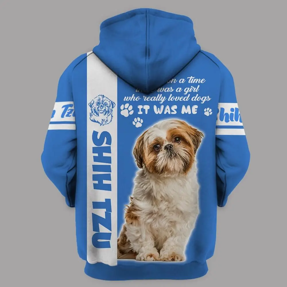 Chihuahua/Husky/Tzu Dog/Bernese Mountain Dog 3D Printed Hoodies Women For Men Pullovers Street Tracksuit Love Dog Gift