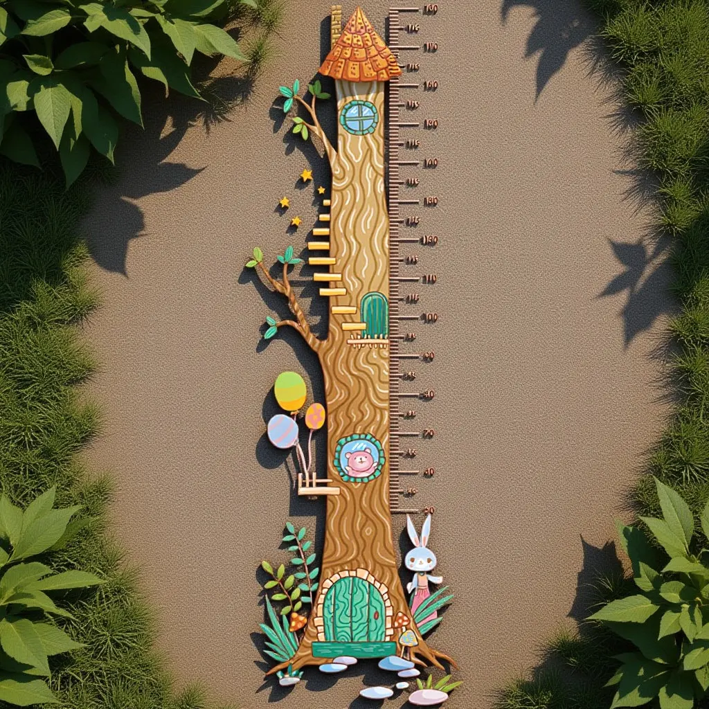 

Наклейка на стену для измерения роста детей, 1 шт., очаровательная таблица роста для декора детской комнаты, измерительный инструмент, линейка для измерения роста