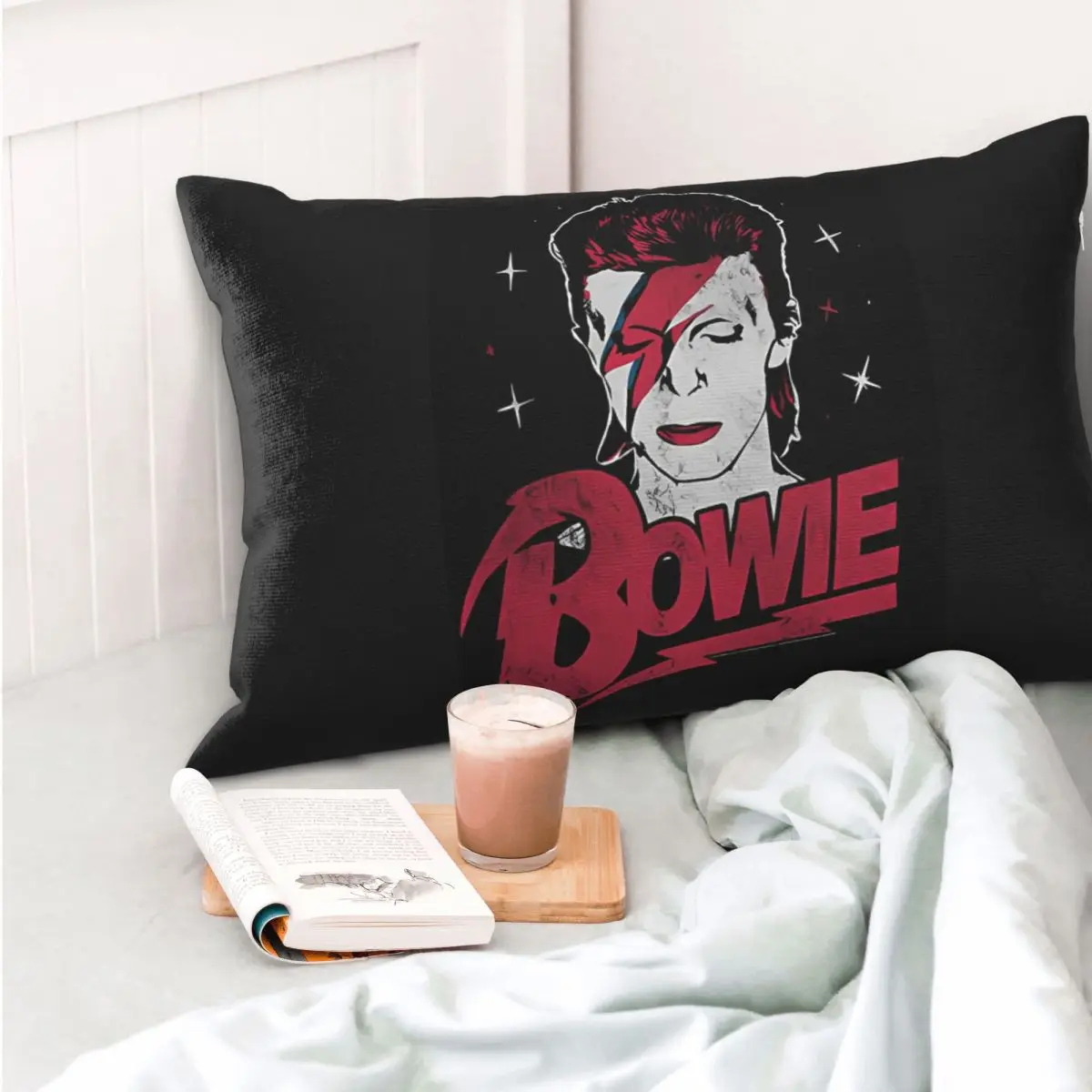 Emotion Explosion David Bowie Rectangle Pillowcase Cushion Cover Decorative Bedroom Bed Home Comfort Throw Pillow