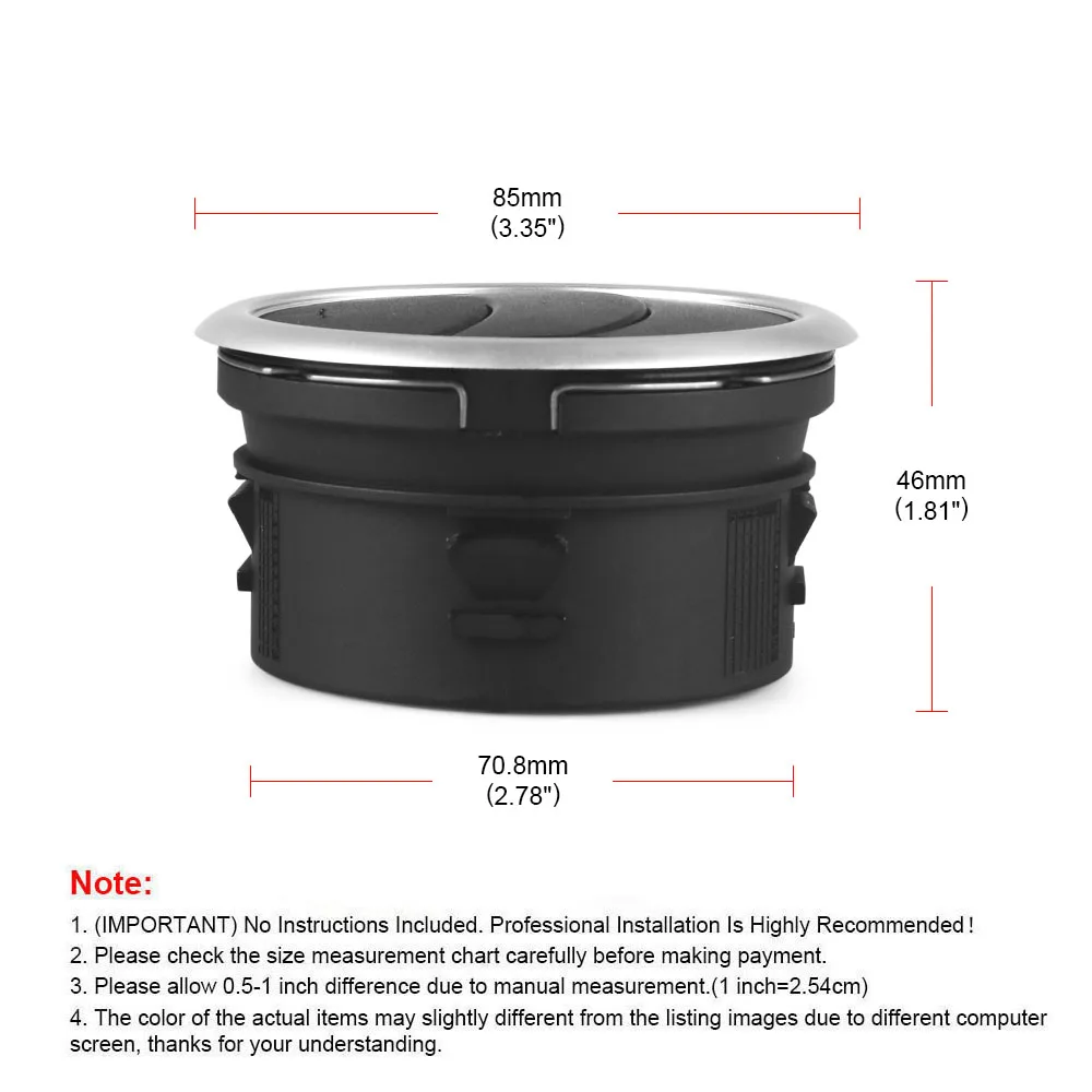 Ventilasi udara mobil untuk Suzuki Wagon R Swift alto Tengo 05-16 rotasi suku cadang ventilasi saluran udara mobil OEM: Ventilation