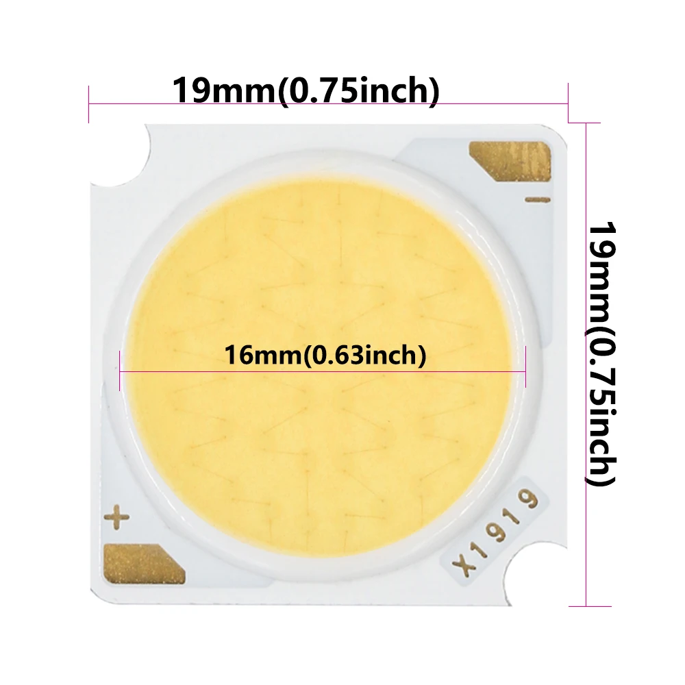 1pcs bridgelux COB Chip 50W 40W 30W 20W 10W  led matrix Lamp 1919 DC30-33V Led ForTrack lightting Floodlight spotlight colorful