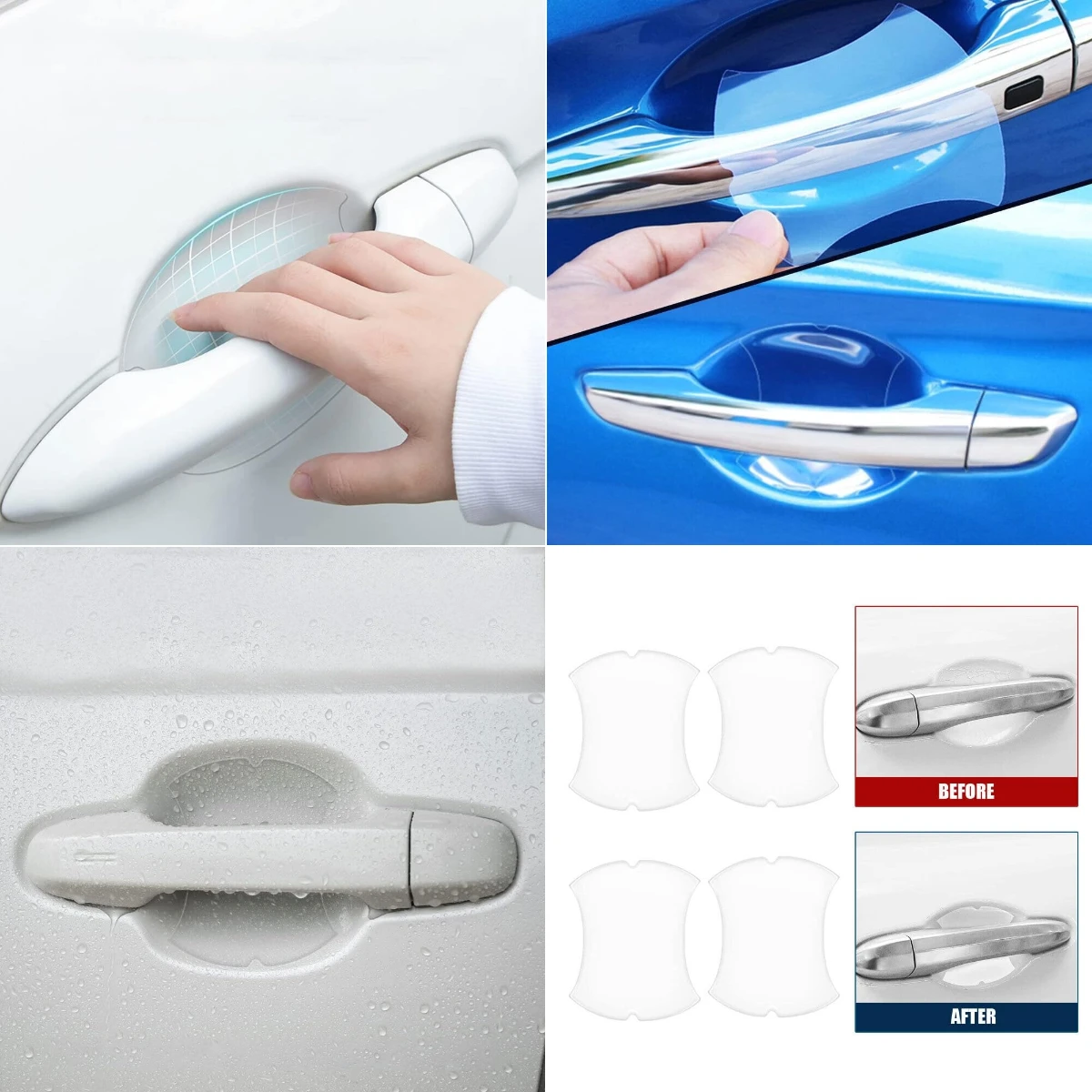 

Car Door Bowl Handle Invisible Protective Sticker Auto For Seat Leon Ateca Ibiza Arona Tarraco Alhambra Mii Toledo Exeo CupraAut