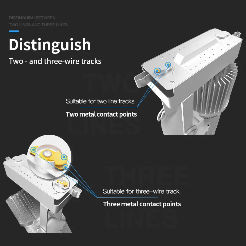 Storefront Door Header Advertising Light Commercial Led Projection Spotlight Custom Logo Text Rotation Track Wall Mount