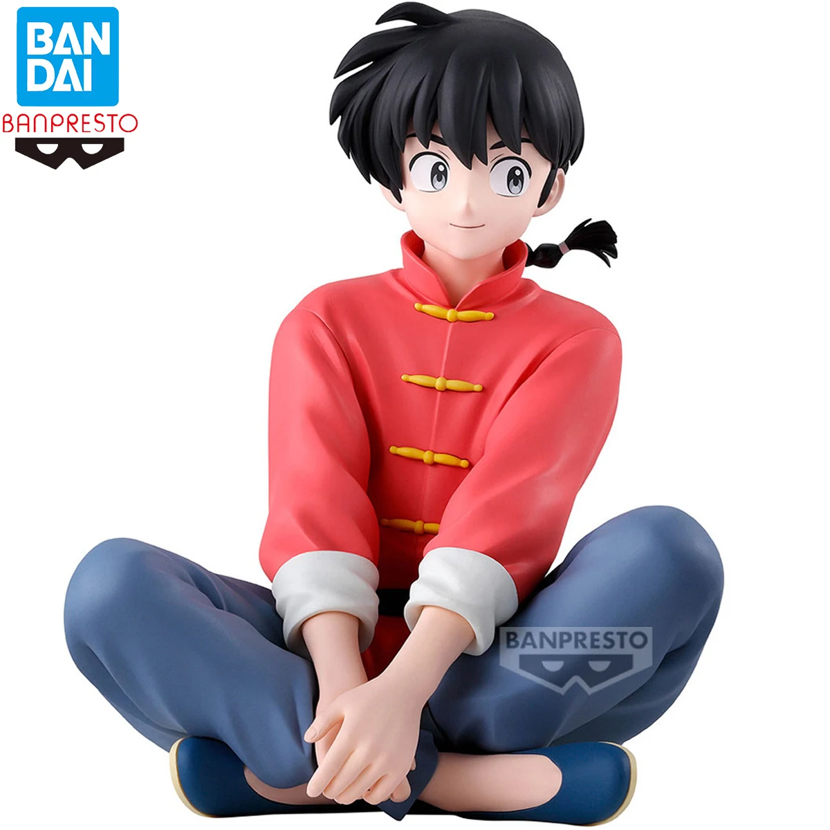 

Banpresto Ranma Saotome Anime Figure Ranma 1/2 Original Doll 14CM Collectible Model Toys