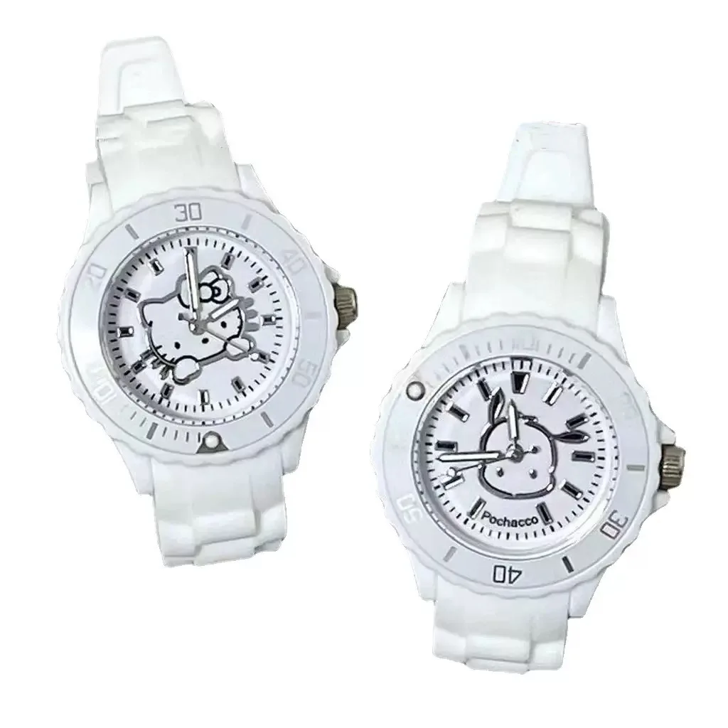 

Sanrio Hello Kitty кварцевые наручные часы с героями мультфильмов аниме часы для детей студентов цифровые часы для девочек Kawaii наручные часы подарок на вечеринку