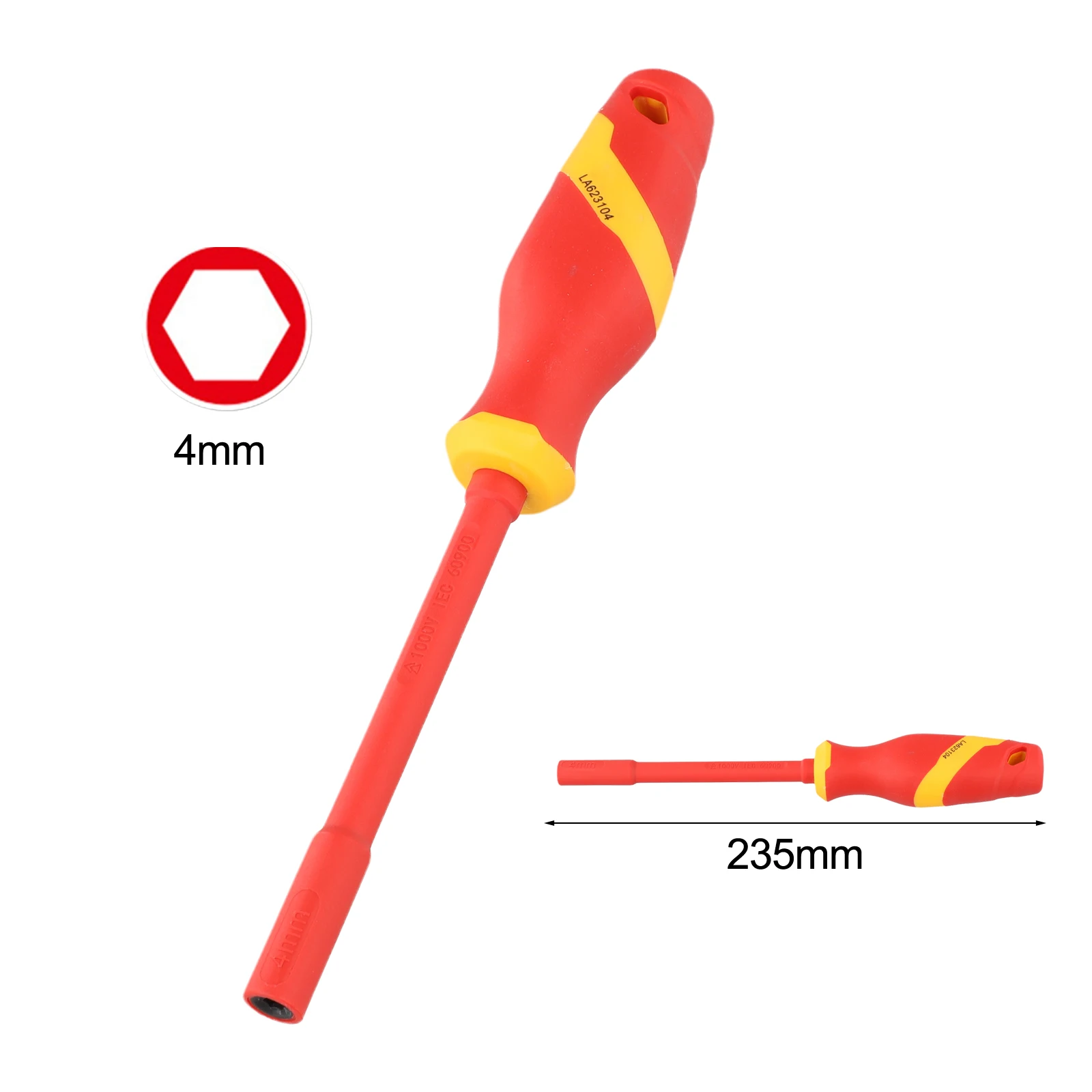 

Изолированный ключ TPE 6 мм для электриков, высоковольтный, для электромонтажных работ