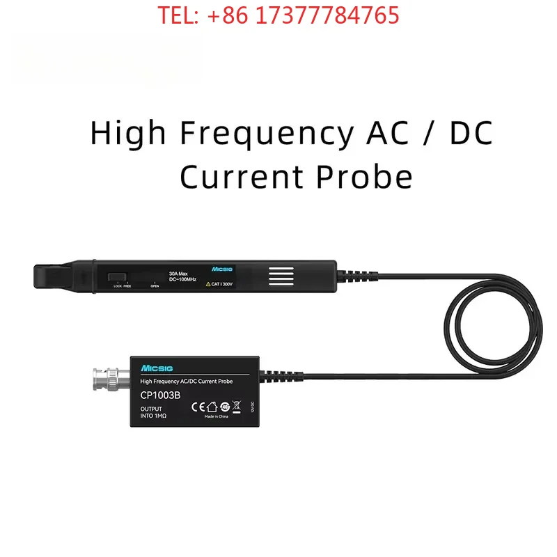 Mic CP 1003 B CP 503 B AC/DC Current Probe CP Series Bandwidth 100 MHz/50 MHz 5 A/30 A Max. Conductor Diameter 5 mm