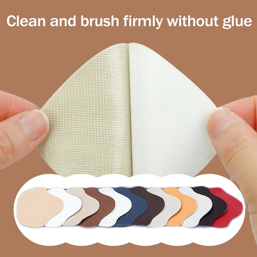 4pcs Sport Shoes Holes Repair Patches Sneakers Heel Protector Self-Adhesive Shoe Backs Stickers Anti-wear Breathable Shoe Pad