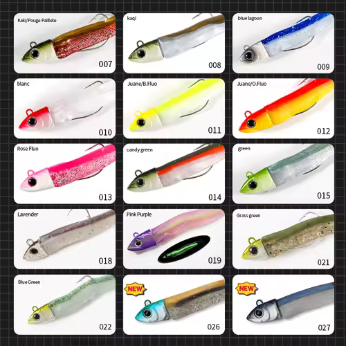 Hunthouse Fishing Barre T. Minnow Lure 7g/12g/25g/40g/60g/90g/120g JIgging Head Soft Silicone Bait Wobblers For Bass Pike Leurre - Image 4