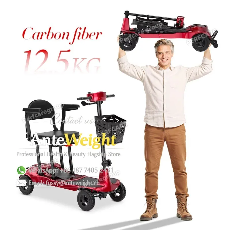 Safe Mobility Scooter for Seniors with Auto E-Brake Prevents Rollback, Ideal for Seniors with Slow Reflexes or Vision Challenges