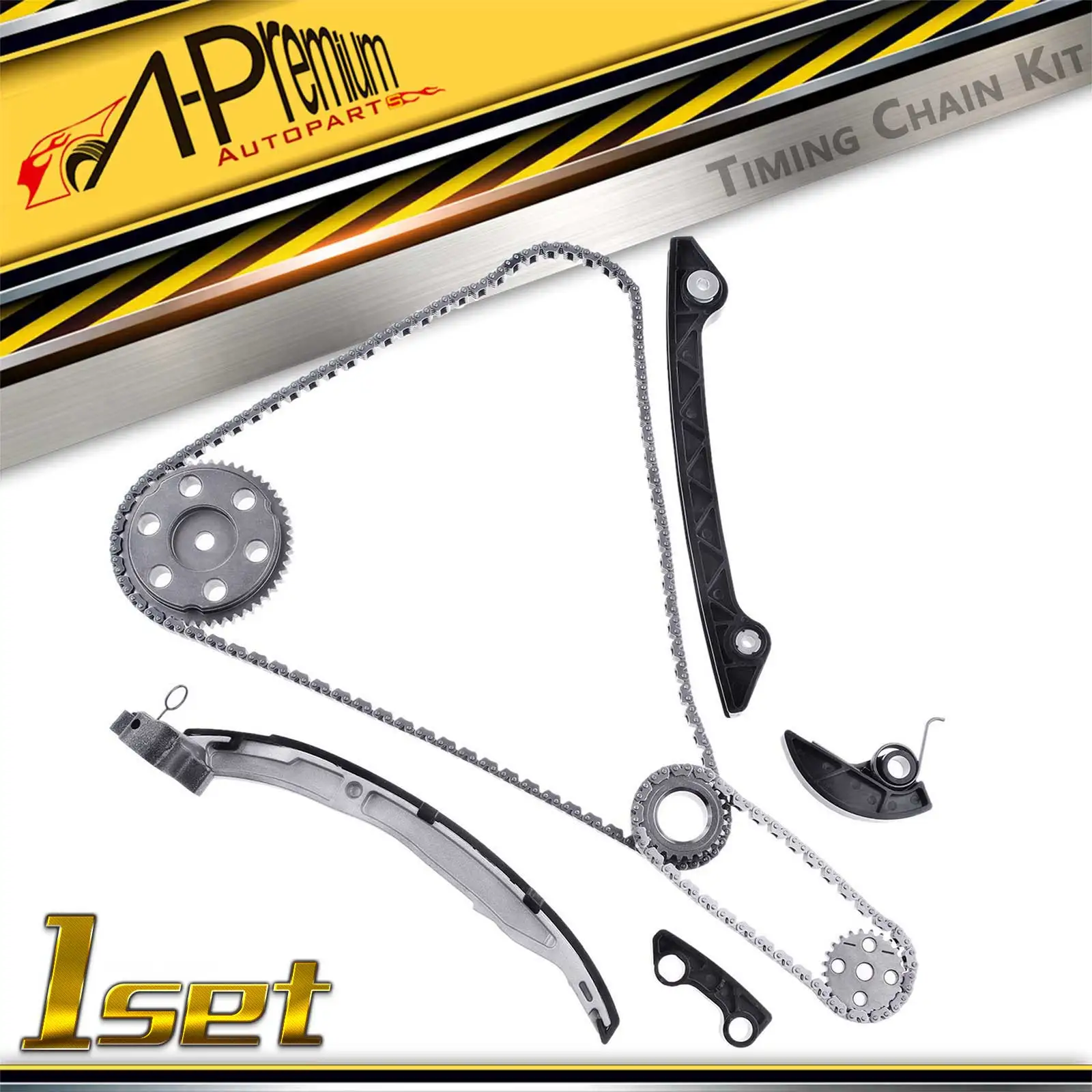 A-Premium 10x Timing Chain Kit for Mazda Tribute 2005-2006 3 2004-2007 5 2006-2007 6 2003-2007