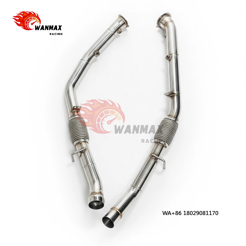 

Ready to Ship High Performance Catted Downpipe for GLE43 Sports Cat T304 Stainless Steel Direct Fit Upade