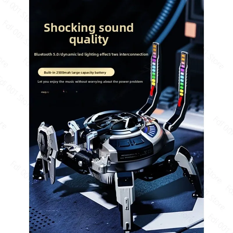 Wireless Bluetooth Mini Speaker, High Fidelity Heavy Bass, Suitable for Home, Car and Desktop Computer