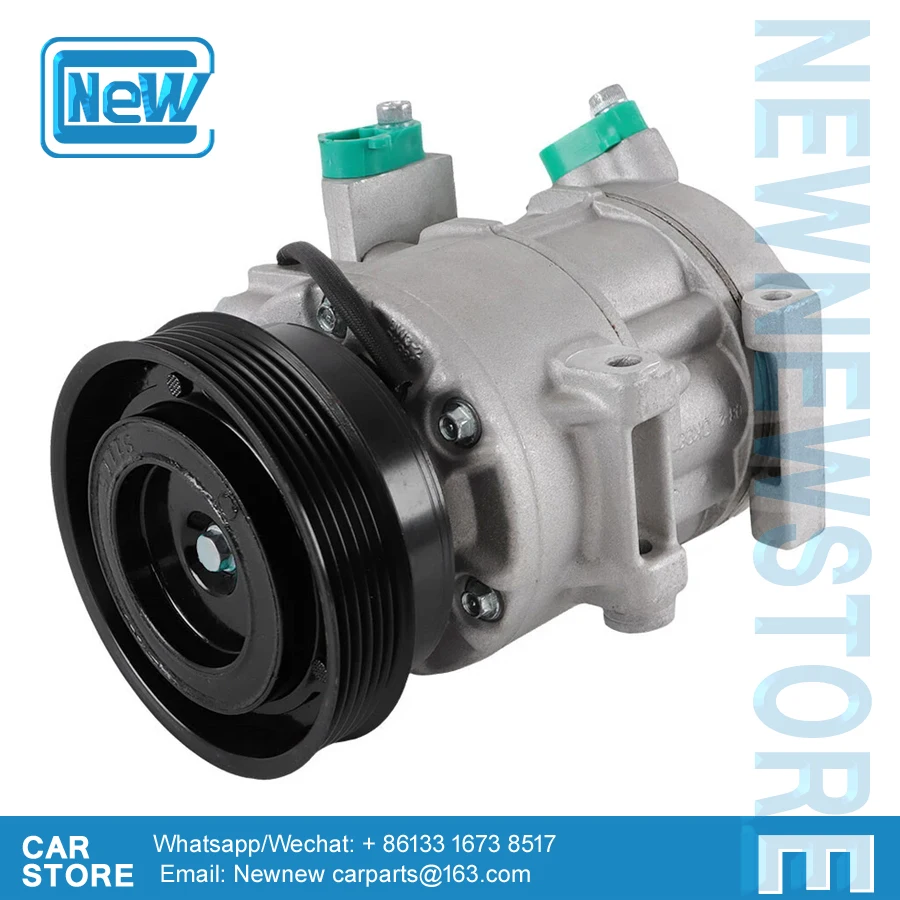 

AC Air Compressor and Clutch For 2010-2013 KIA Cerato Koup Forte EX 2.0L 2.4L DV13 977011M130 97701-1M130 976061M102 976061M101