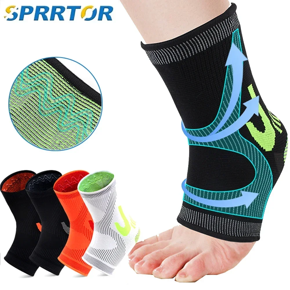 1Pcs Ankle Brace Compression Sleeve,Breathable Ankle Support For Men Women, Ankle Compression Sock for Swelling,Sprain