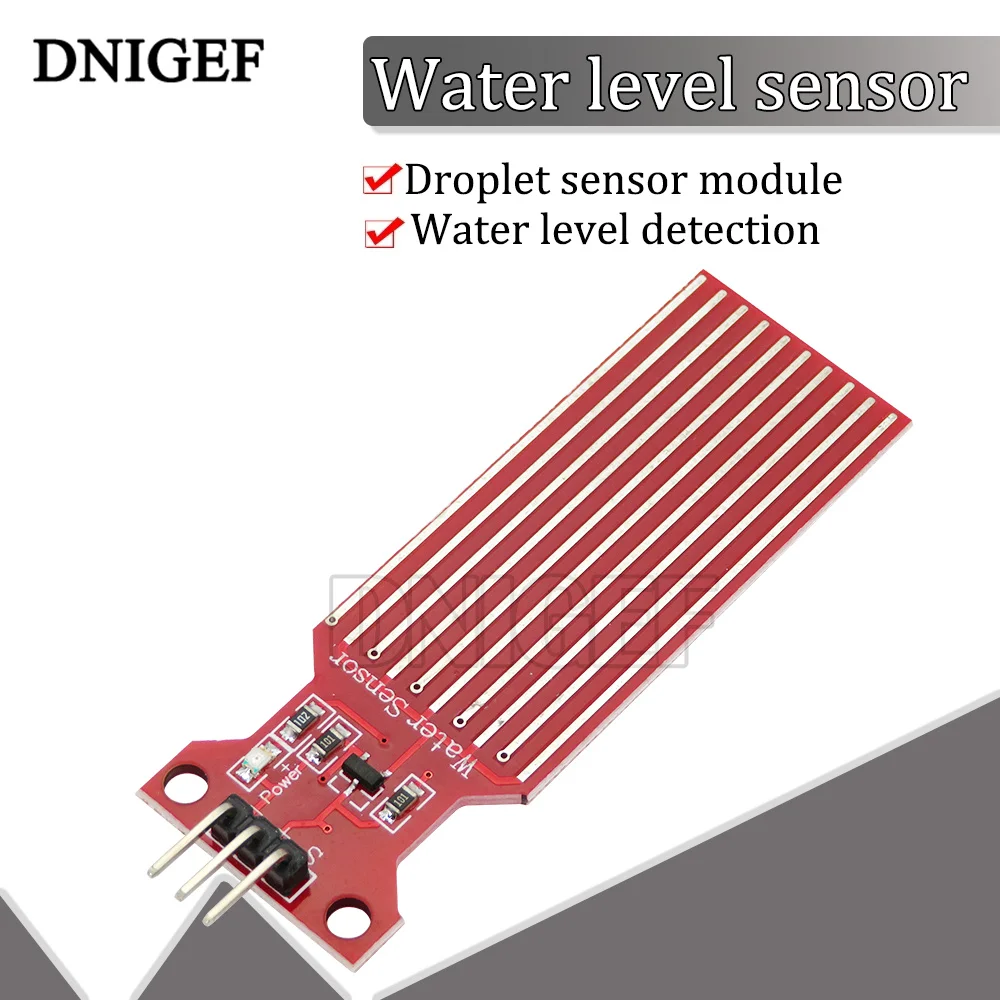 Water Level Sensor Module Smart Electronics Rain Detection Liquid Surface Depth Height for Arduino