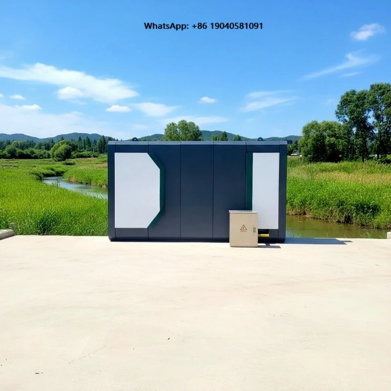 High Efficiency New PLC-Controlled Sewage Treatment Equipment Containerized Plant with Pressure Vessel and Pump for Domestic Use