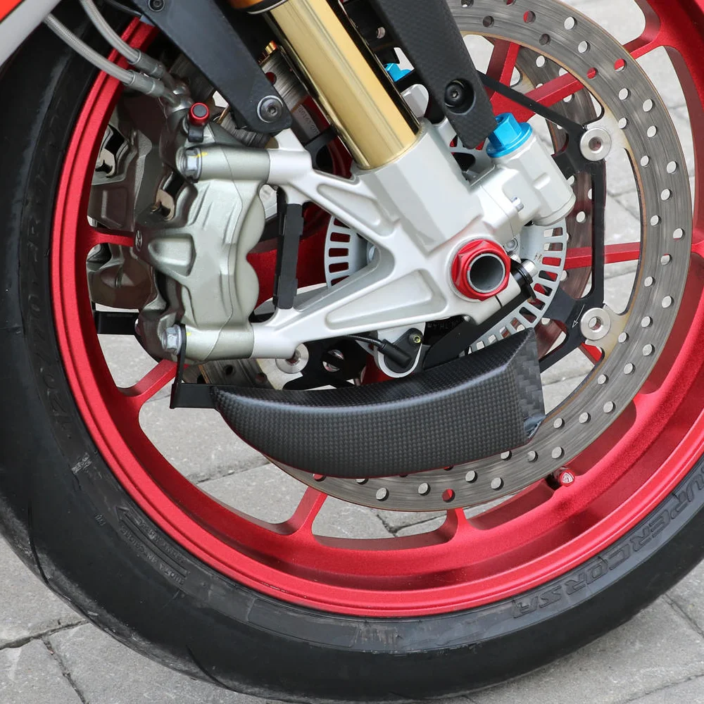 FOR KAWASAKI ZX-6R 636 ZX-10R ZX-12R ZX-14R Motorcycle Front Disc Plate Air Brake Cooling Ducts  Air Ducts Brake Caliper Cooler