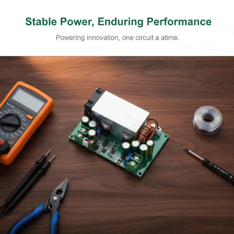 DC DC 600W 25A Step Down Converter Module Adjustable Power Supply for Home Lab Industrial Use and LED Displays