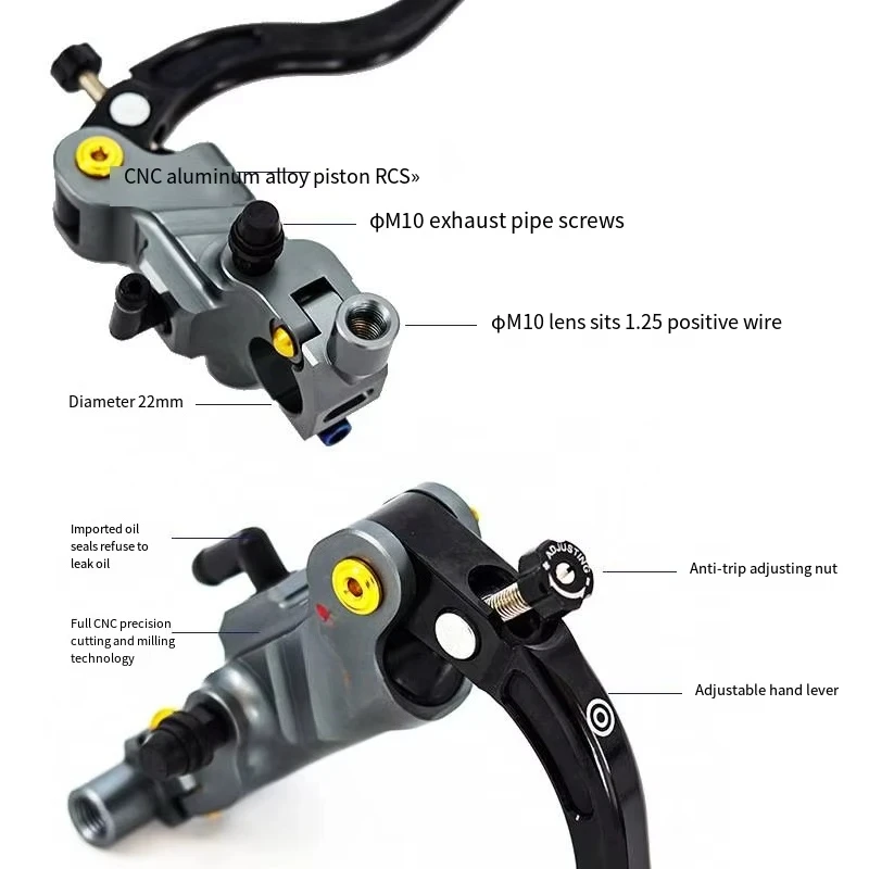 RCS 22mm Motorcycle Brake Levers Hydraulic Clutch Lever Motorcycle Clutch and Brake Lever