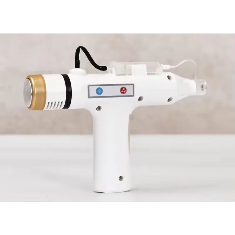 Anti-envelhecimento Skin Care Meso Gun, Injetor de cristal nano, Pistola de mesoterapia com martelo quente frio