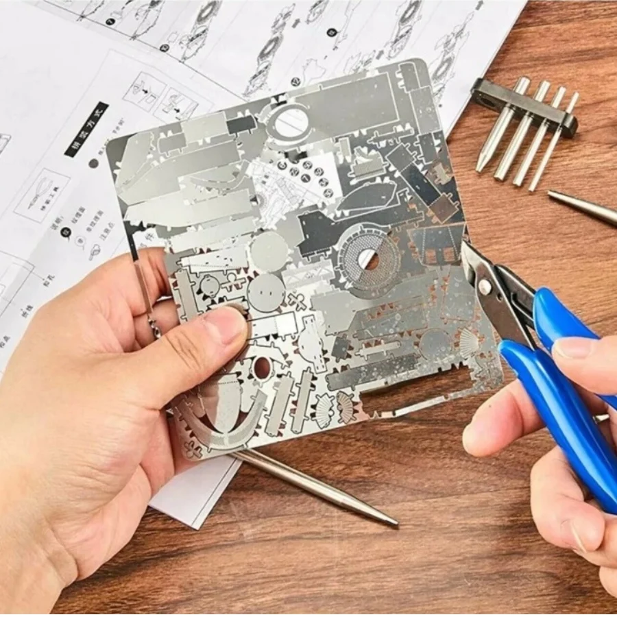 نموذج الأدوات الأساسية الحرفية DIY نموذج سيارة هواية بناء إصلاح أداة التجميع المبتدئين اليدوية مقص الملقط #4