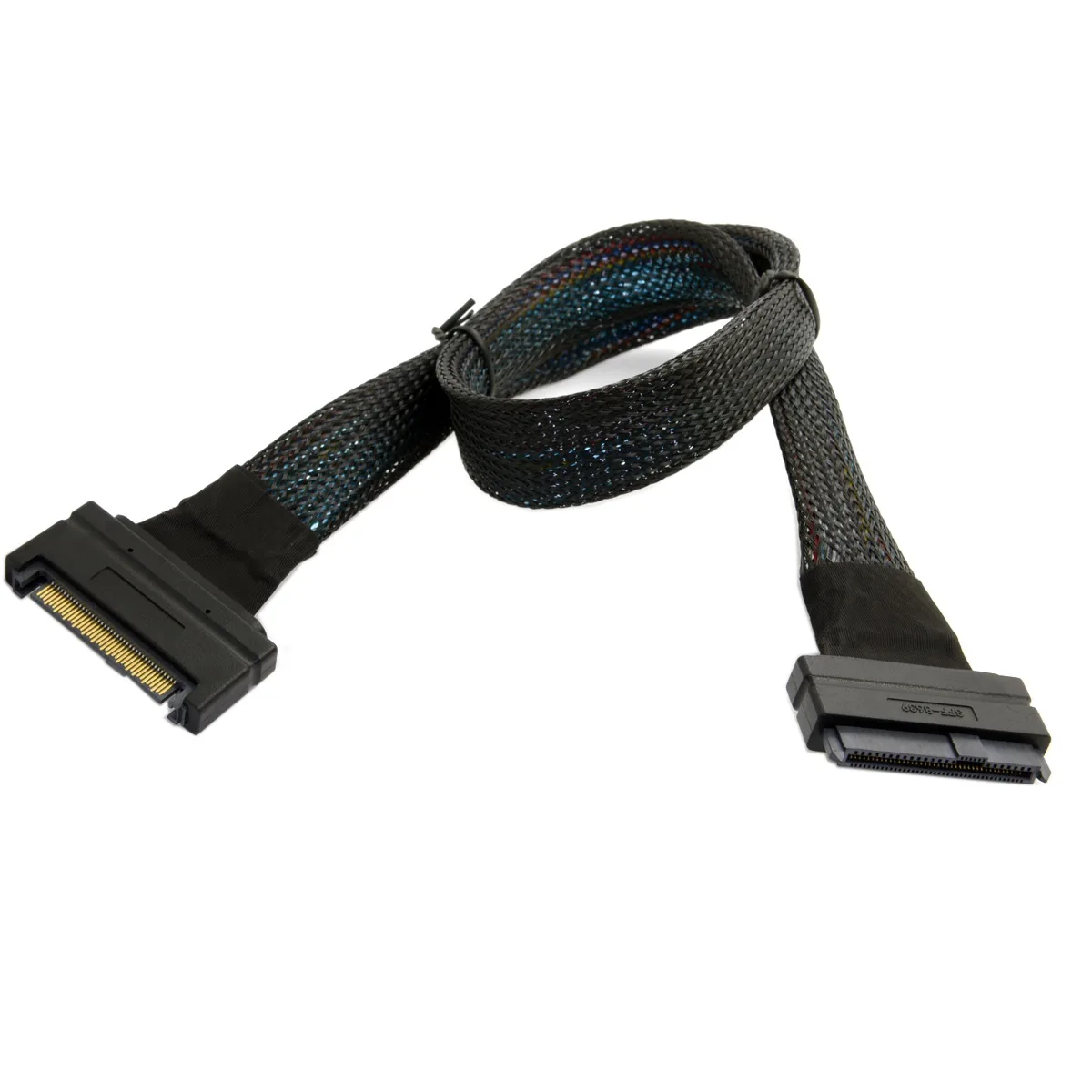 

Xiwai 50cm U.2 U2 SFF-8639 NVME PCIe SSD Cable Male to Female 68pin Extension Cable