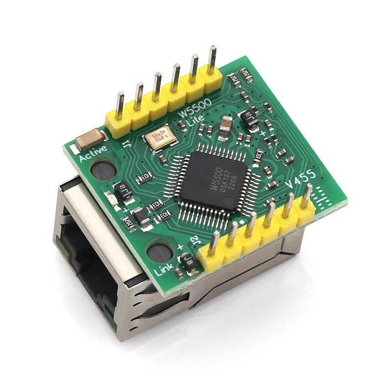 1/5/10Pcs USR-ES1 W5500 Ethernet network module hardware SPI to LAN/ Ethernet TCP / IP 51 / STM32 microcontroller program over