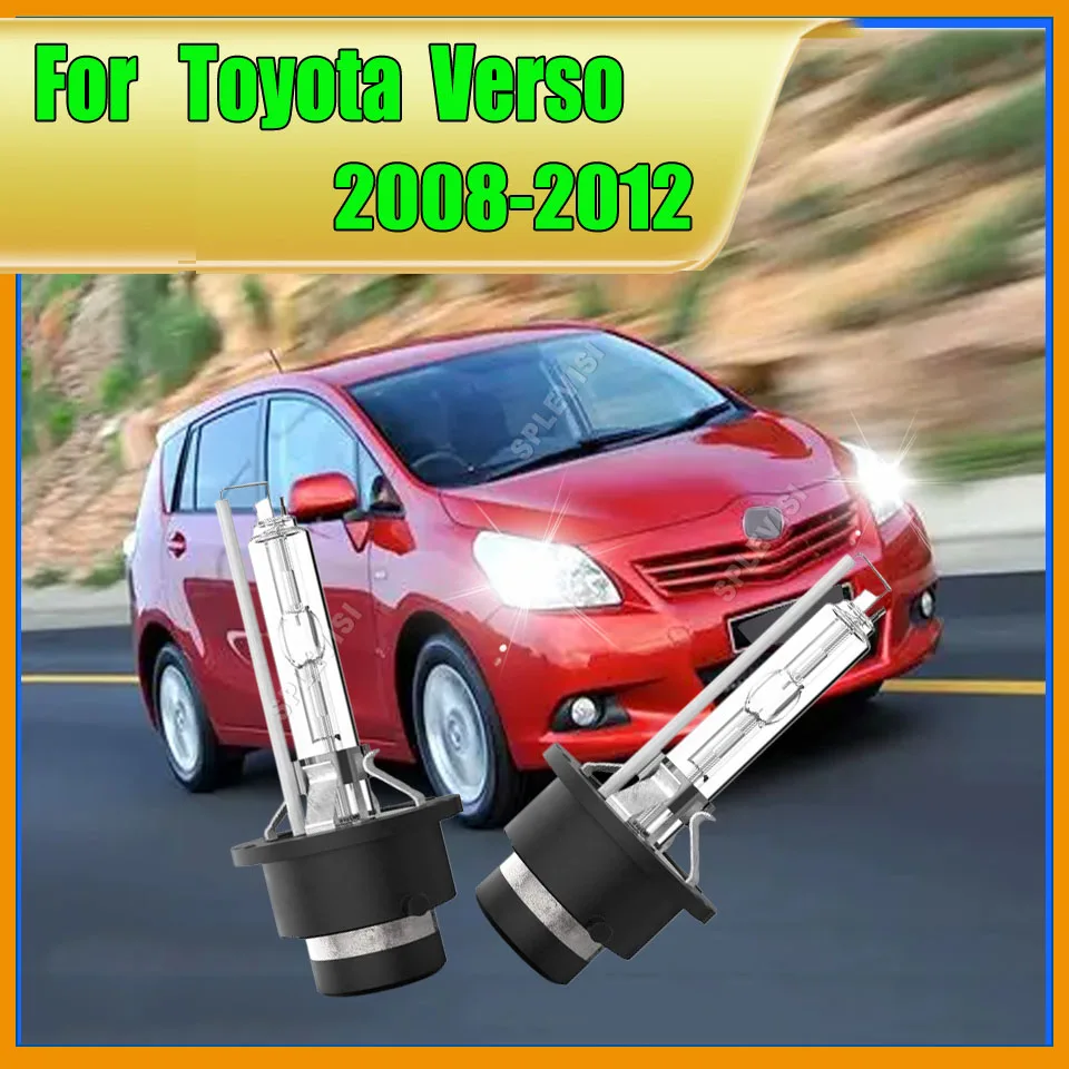 

2Pcs Xenon White HID Bulb Canbus HID D4S Replacement Lights Car Headlight For Toyota Verso 2008 2009 2010 2011 2012