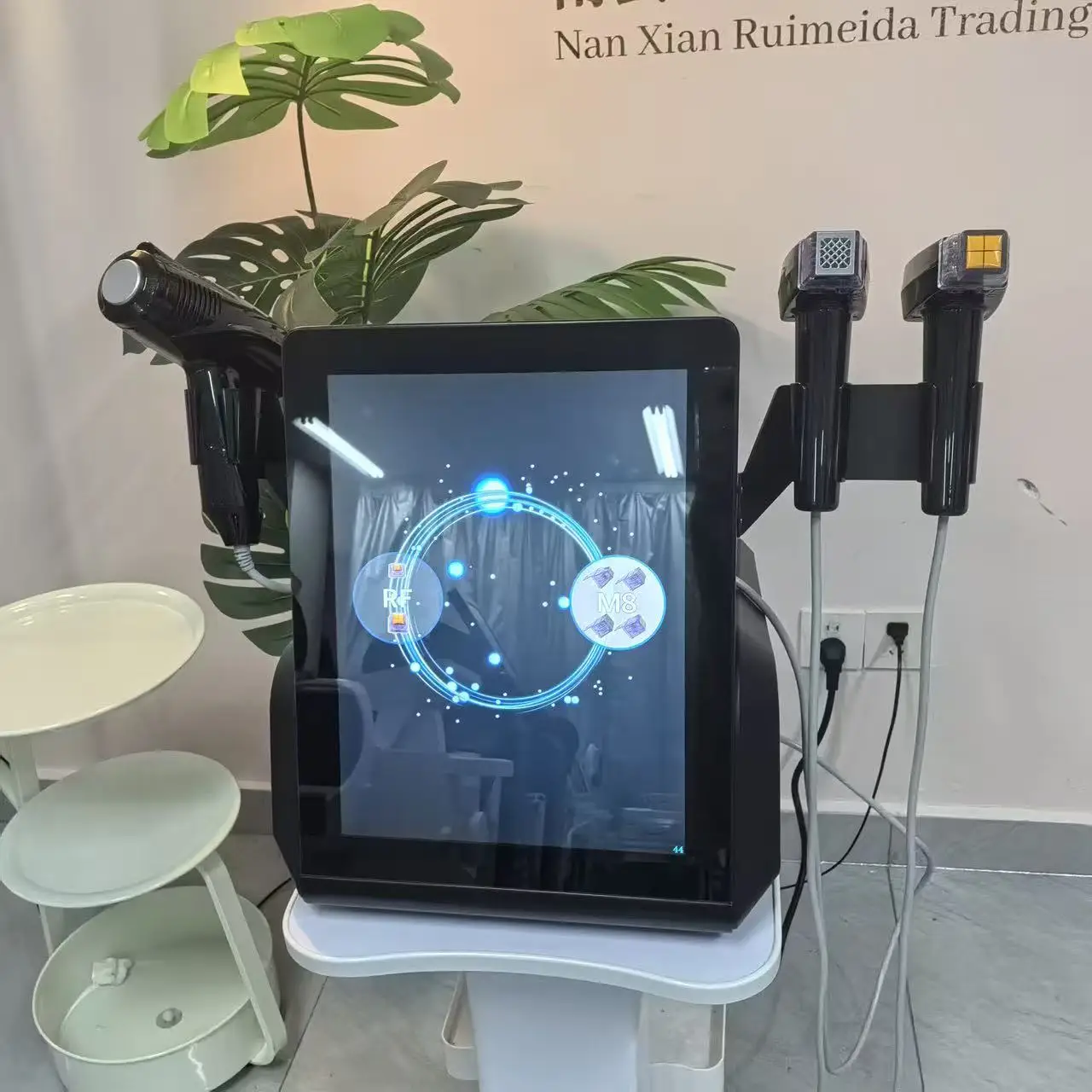 Bild 6: Gesichts-Dermapen Radiofrequenz-Behandlung Radiofrequenz-Kollagen-Regeneration Schönheitsgerät Gesichts-Plug Hautstraffung