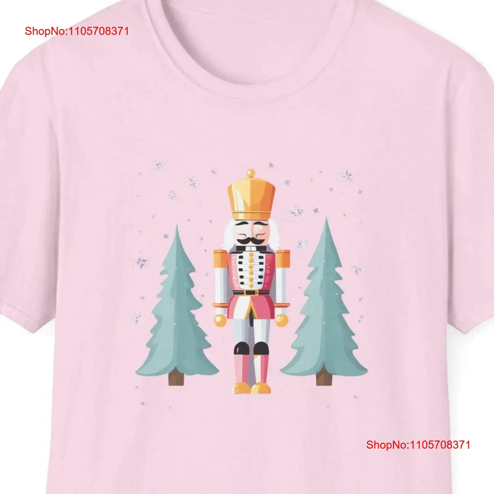 Nutcracker T Shirt Christmas SweaT Xmas vintage Washed Stretched fashion streetwear Breathable Casual Stylish Versatile