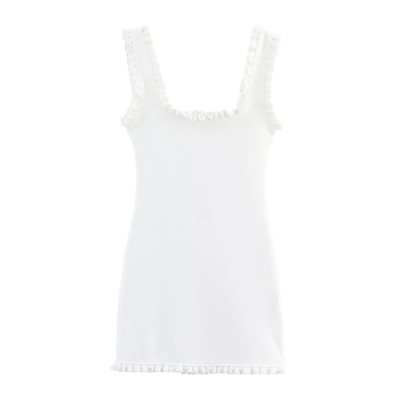 2025 novos vestidos femininos verão chique elástico apertado mini elegante vestido de férias moda feminina applique rua juventude vestido