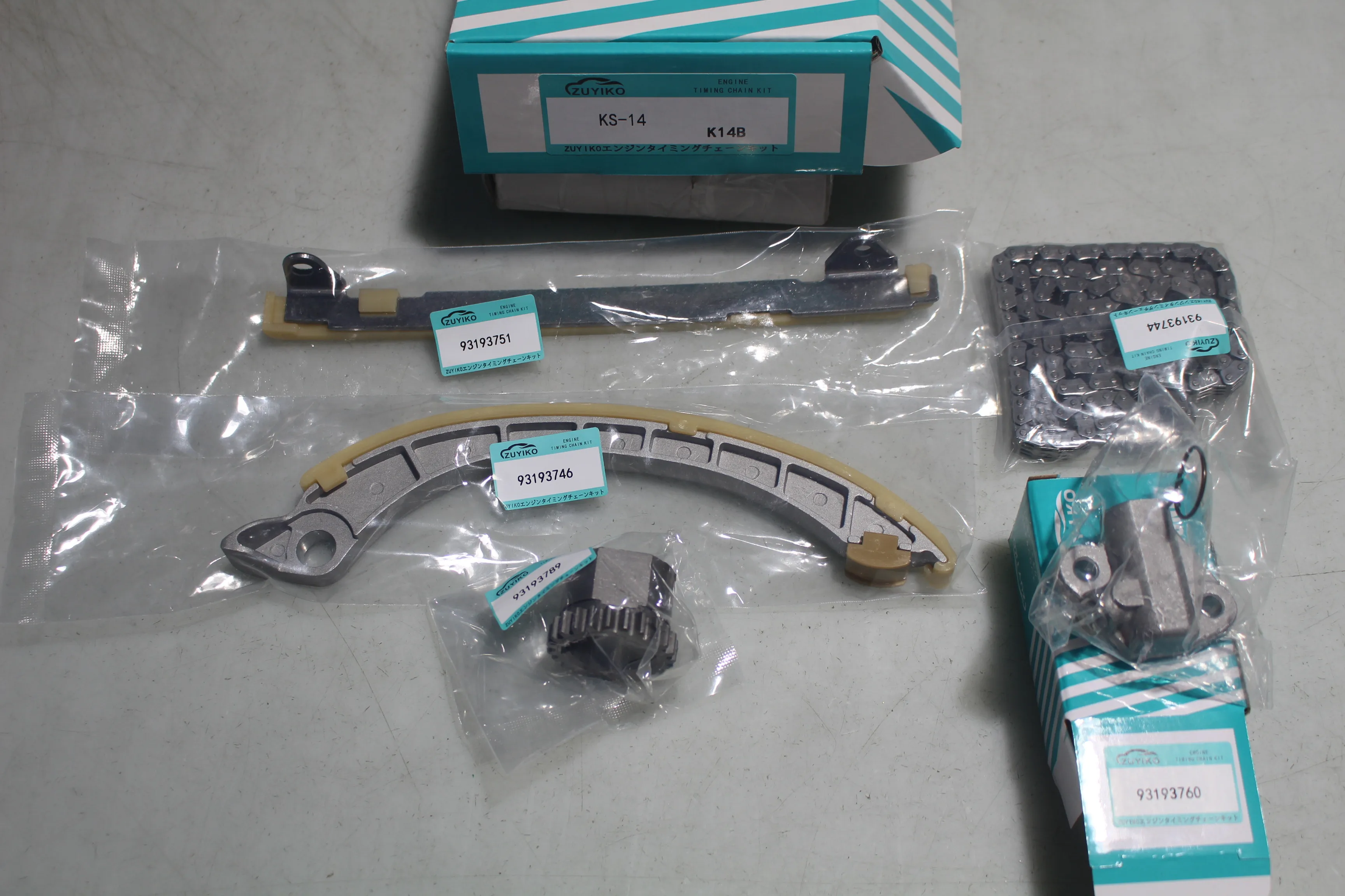K14b توقيت سلسلة أطقم لسوزوكي واجونر لاندي جيمي ليانا SX-4 سويفت K14B المحرك 12761-76g30 93193744 KS-14