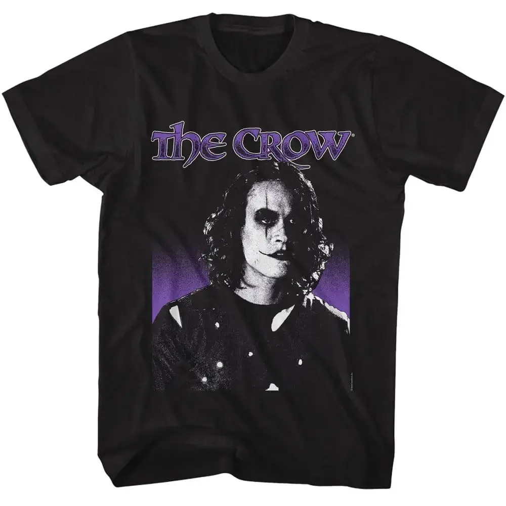 Camiseta The Crow de Eric Draven, estilo gótico, oversize, streetwear, película de terror, estampado gráfico clásico de los años 80, manga corta, informal, holgada