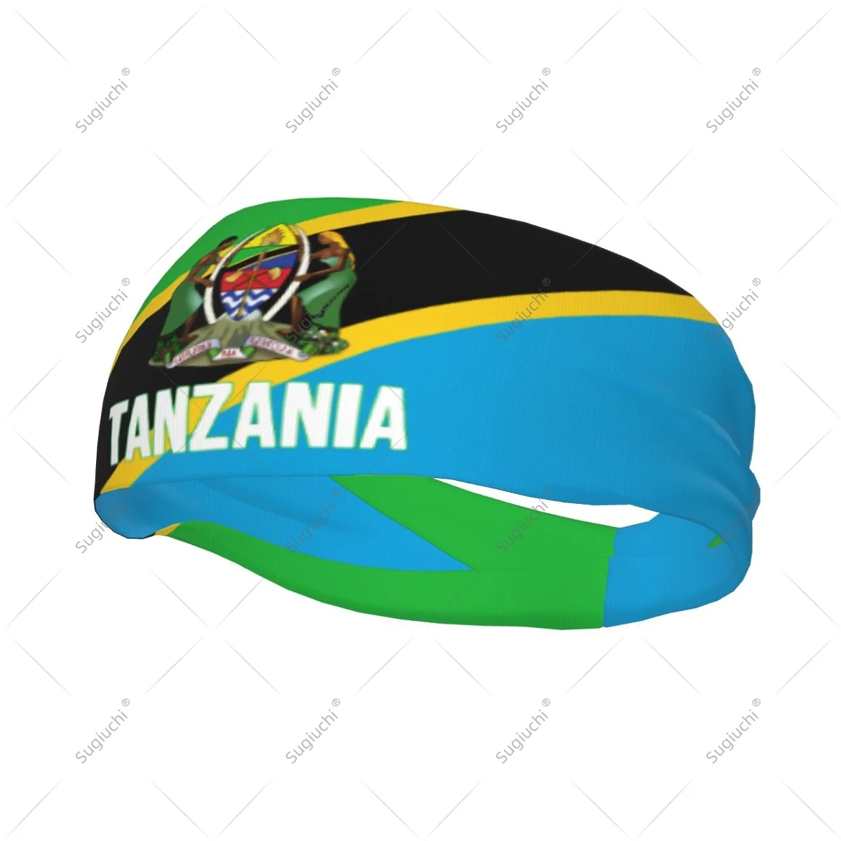 

Men Women Tanzania Flag Elastic Wide Headbands For Yoga Fitness Tennis Running Gym Sports