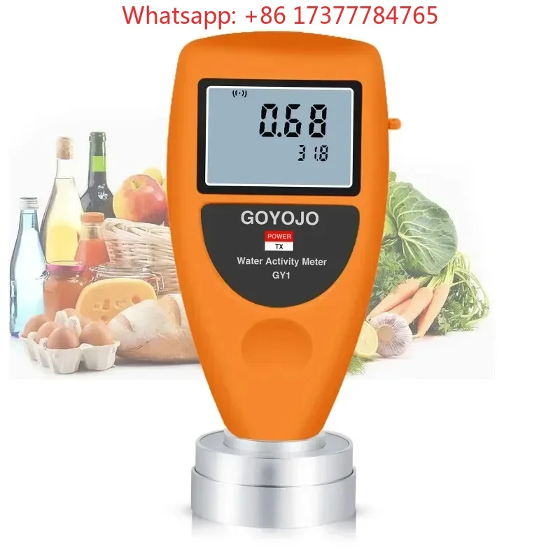 GY1 WA-60A Water Activity Meter Smart Food Aw Moisture Meter Tools for Jerky Dried Fruit Grain Vegetable