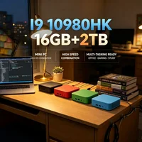 Mini PC Intel Core I9 10980HK Windows 11 Small Pocket Cmputer 16GB RAM 1/2TB SSD WIFI6 BT5.2 4K Desktop PC Gaming Computer 4