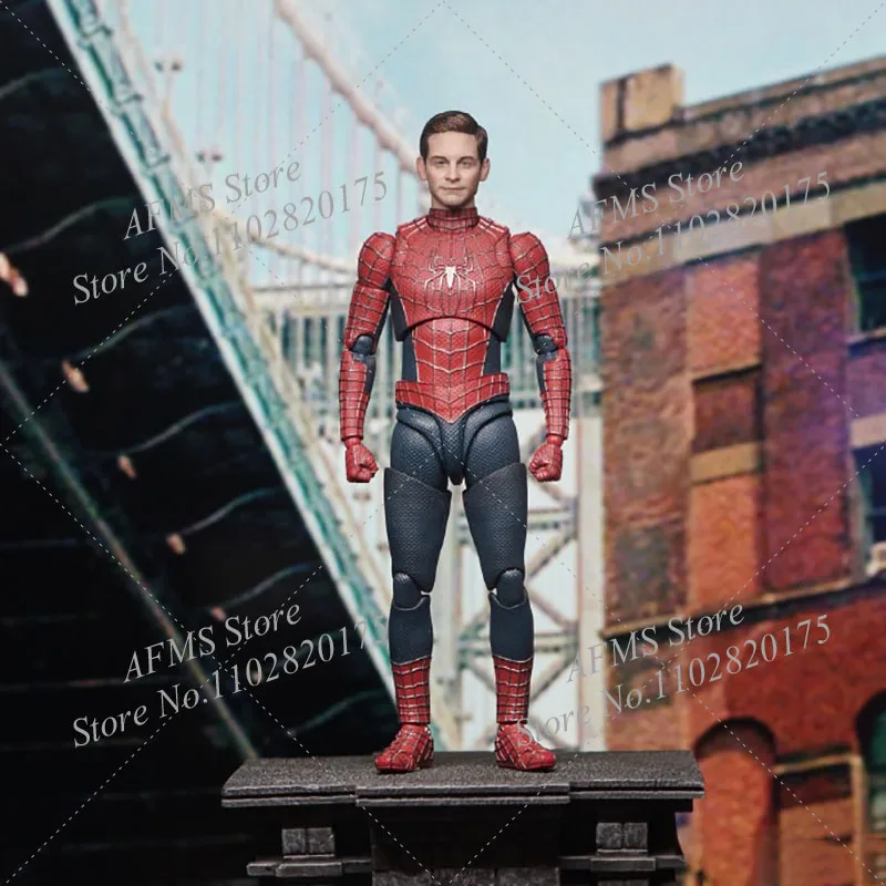 Manipple Studio 1/12 Scale Collectible Figure Spider-Man Tobey Maguire Head Sculpt Fit 6Inch SHF&Ml Action Figure Body Dolls