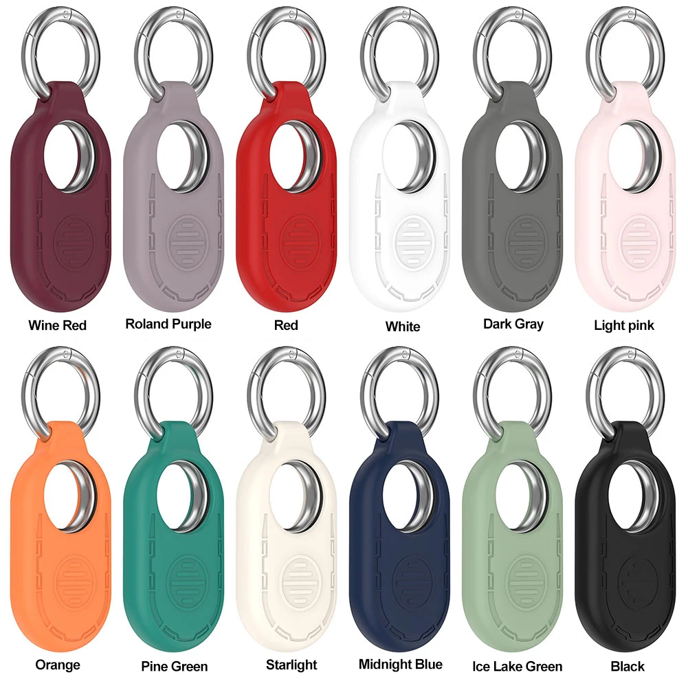 Étui en silicone anti-perte pour Samsung Galaxy SmartTag 2, housse antichoc avec porte-clés, manchon de protection souple, anti-chute