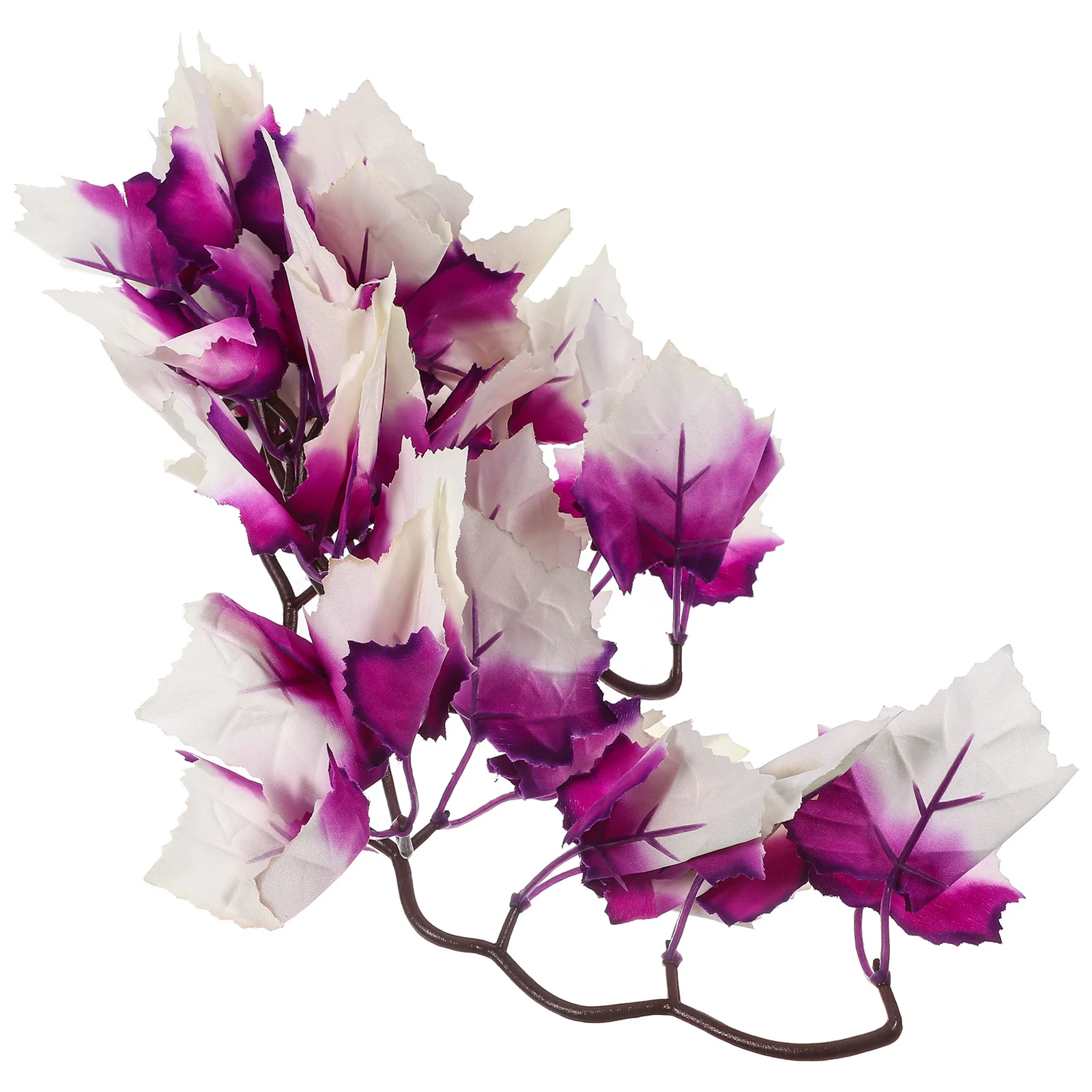 

Lifelike Rattan Artificial Aquarium Plants For Fish Tank Decoration Fresh Salt Water Safe Easy Clean Red Pet Supplies